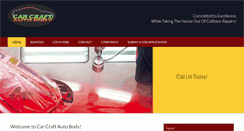 Desktop Screenshot of carcraftautobodyok.com
